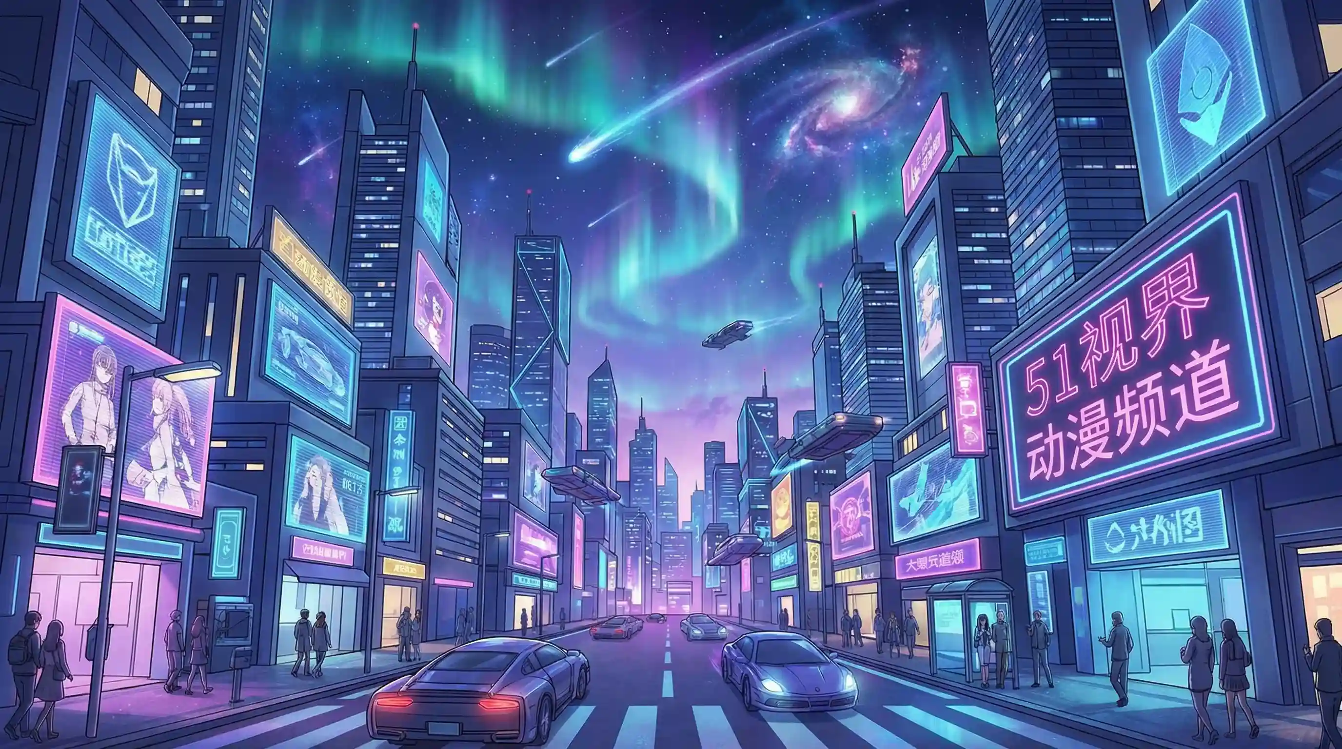 日式动漫风格城市夜景 - 敌特在行动下载 动漫推荐